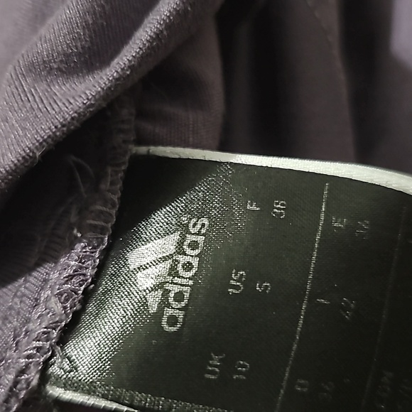 Adidas Purple Pants Adjustable Ankle Size Small - Picture 5 of 7